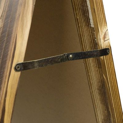 Καμένο ξύλο διπλής όψης για καφέ και εστιατόριο