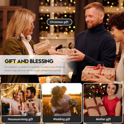 OEM 15 τρύπες αναστρέψιμο ξύλινο δισκοποιημένο δίσκο αυγών