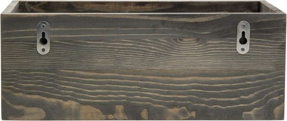 Διατηρήστε το διαστημικό τοίχο τοποθετημένο βίντεζ γκρίζο χρωματισμένο ξύλο ανοιχτό πάνω κάλυμμα φελλού ξύλινο κουτί με μεταλλικό σύρμα πλέγμα