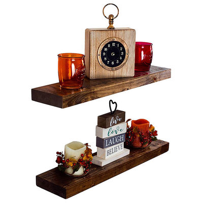 Σύγχρονο σχεδιασμό ξύλινο πλωτό ράφι για καθιστικό OEM / ODM προηγμένη τεχνολογία