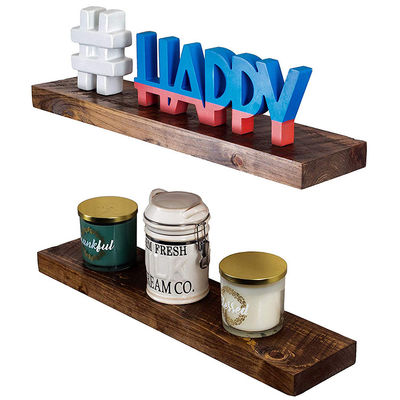 Σύγχρονο σχεδιασμό ξύλινο πλωτό ράφι για καθιστικό OEM / ODM προηγμένη τεχνολογία