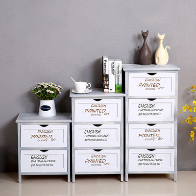 Σύγχρονο γαλλικό στυλ Tallboy Τραπέζι με 4 συρτάρια Προσαρμοσμένο λογότυπο αποδεκτό