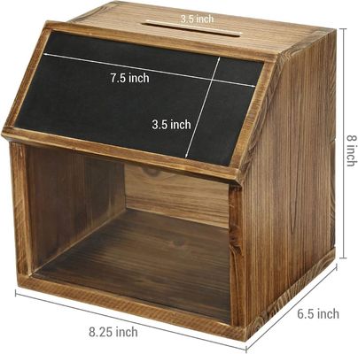 Παιχνίδια Οργανωτής Πολυλειτουργικό κουτί υποβολής ψηφοφοριών με ετικέτα από χάρτη και ακρυλικό παράθυρο