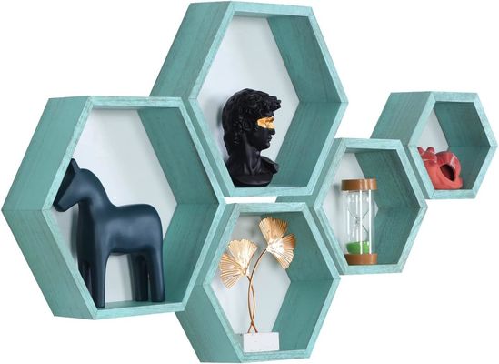 Ξύλινο αγρόκτημα Αποθήκευση Μελισκόνιο Τείχος Ρίχτρα Τείχος Εγκατασταθεί 5 Έκταγωνός πλωτά ράφια