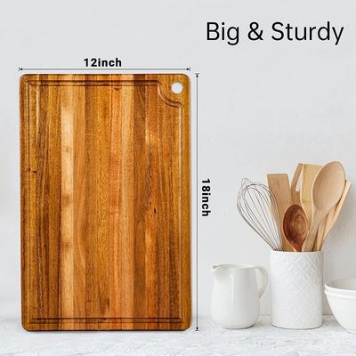 Όπως το αίτημά σας Τρίψιμο Επισκόπηση με Juice Groove χειριστή Ακασία ξύλο κοπής Επισκόπηση