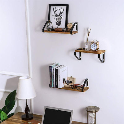 Μεγάλη ποσότητα μοντέρνου σχεδιασμού στερεό ξύλινο τοίχο τοποθετημένο πλωτό ράφι για OEM/ODM