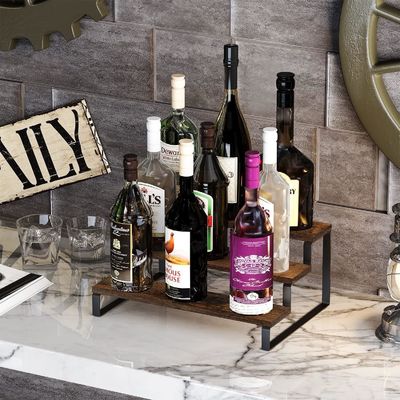 Δραστηριότητα ξύλινης οθόνης Σώστε χώρο 3 βαθμίδες Κουζίνα Αντιμέτρηση Μυροπινάκια Rack Οργανωτής