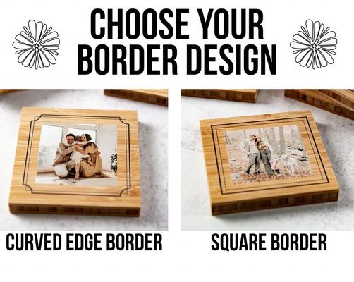 Φωτογραφικό πλαίσιο από ξύλο με προσαρμόσιμο στυλ Δωρεάν δείγμα ή επιστροφή