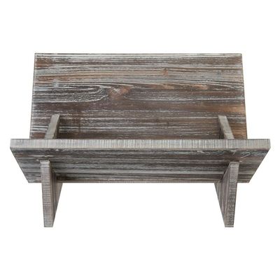 Σπίτι ξύλινη οθόνη βιβλίων Ρετρό στυλ οργανωτής για περιοδικά βιβλία αρχεία άλμπουμ