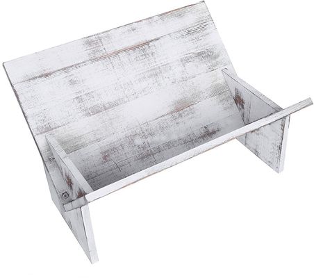 Ξύλινο περιοδικό Βιβλίο Αρχεία Άλμπουμ Εμφάνιση Ρετρό Στυλ Οργανωτής Διακόσμηση Ρεφιού