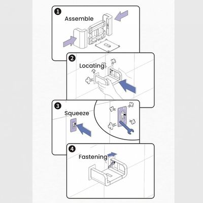 Σχεδιασμός Χρώμα και Μέγεθος Προσαρμογής Σύγχρονο MDF ξύλο Στυλ σχήματος U για Προσαρμογή έργων