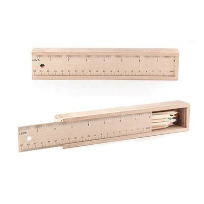 12 Χρωματιστά μολύβια ξύλινο κουτί μολύβια για φοιτητικά χαρτονομίσματα Προσαρμοσμένη παραγγελία αποδεκτή