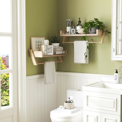 Γενικά έπιπλα σπιτιού Πρακτικά του μπάνιου πάνω από την τουαλέτα Σχήμα U Κρεμαστικά ράφια για τοίχο