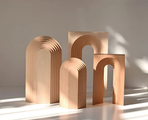 Σύγχρονο σχεδιασμό Προσαρμοσμένη ξύλινη διακόσμηση σπιτιού Γραφική εικόνα Τέχνη διακόσμηση Αψίδα γλυπτική