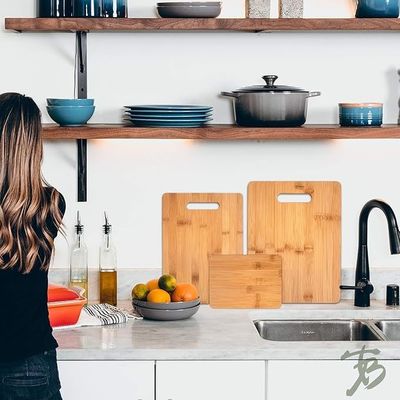 Υπερμεγέθης ξύλινης πλακέτας κοπής 3 τεμαχίων για εξατομικευμένα μεγέθη και εκτύπωση σε μεταξοειδές