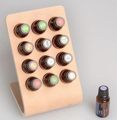 Τυπογραφία με μεταξοειδή οθόνη 12 οπών ξύλινο μπουκάλι αιθέριας ελαίας