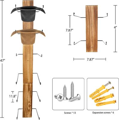 Λειτουργικό σχεδιασμό Πολυλειτουργικό τοίχωμα τοποθέτηση αποθηκευτικό ράφι και ράφι καπέλου για μπαμπού