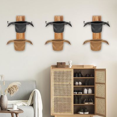 Λειτουργικό σχεδιασμό Πολυλειτουργικό τοίχωμα τοποθέτηση αποθηκευτικό ράφι και ράφι καπέλου για μπαμπού