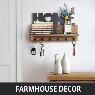 Προσαρμοσμένο λογότυπο Ρωστικό ξύλινο οργανωτή ταχυδρομείου με κλειδαριές και ράφι αποθήκευσης ταχυδρομείου