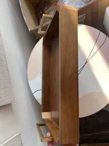 Προσαρμοσμένα σχέδια Μεγάλο ρουστίκ ξύλινο τετραγωνικό δίσκο για τραπέζι καφέ