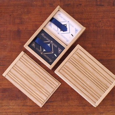 Προσαρμόσιμο χρώμα ξύλινο κινούμενο κουτί κάλυψης για επαγγελματική κάρτα σε απλό χρώμα