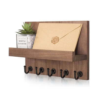 Αξονικό κλειδαριό με 4 γάντζους κλειδιών και πλωτό ράφι για τοίχο