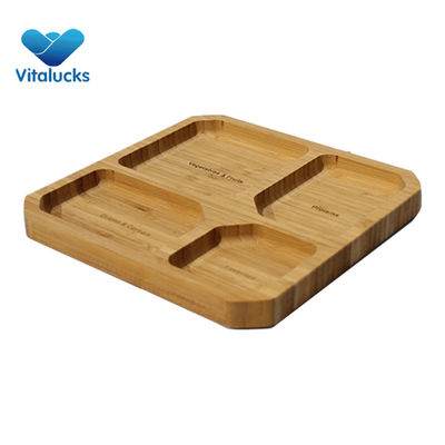 Περιβαλλοντικά φιλικά και προσαρμόσιμα δίσκια για τροφή από μπαμπού