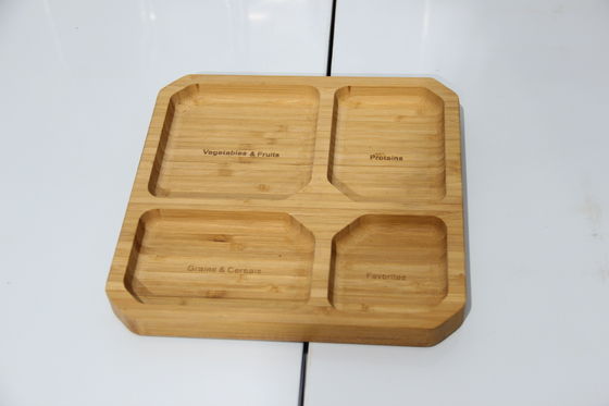 Περιβαλλοντικά φιλικά και προσαρμόσιμα δίσκια για τροφή από μπαμπού