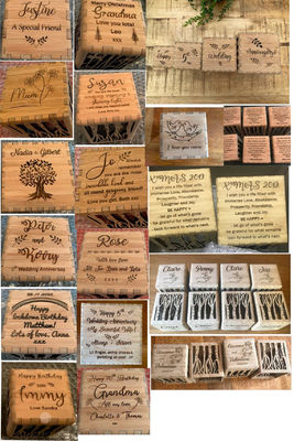 Ξύλινο απλό χρώμα κερί φανάρι για χειροποίητο τσάι Light Holders σε σχεδιασμό Laser Cut