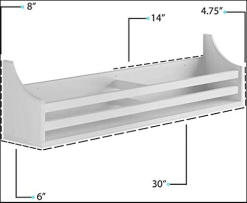 Στερεόφυλλο από στερεό ξύλο χειροποίητα πλωτά ράφια ξύλινο στρώμα για το σπίτι