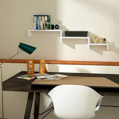 Στερεόφυλλο από στερεό ξύλο χειροποίητα πλωτά ράφια ξύλινο στρώμα για το σπίτι