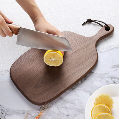 Χειροτεχνική πλάκα κοπής ψωμιού με τυρί καρυδιού ξύλινο δίσκο με σχεδιασμό ισορροπίας