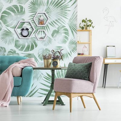 Ξύλινο σκαλισμένο εξαγωνικό συρτάρι τοίχου για ρουστίτικο αγροτικό σπίτι Οργάνωση διακόσμησης σπιτιού