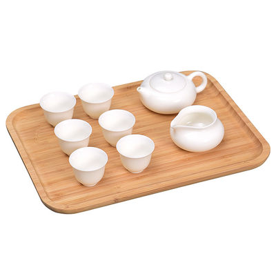 Προσαρμοσμένο χρώμα μπαμπού σερβίρισμα δίσκο για το πρωινό σνακ αποθήκευση OEM ODM αποδεκτό