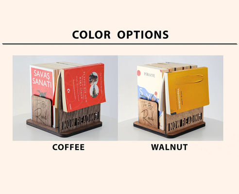 Προσαρμοσμένο λογότυπο τετράγωνο ξύλινο βιβλιοστάσιο για την Ημέρα της Μητέρας