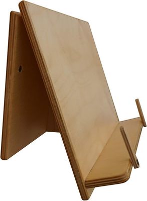 Ξύλινος τοίχος Mount Book Holder Ρυθμίσιμη συνταγή Book Stand για την κουζίνα δείκτη