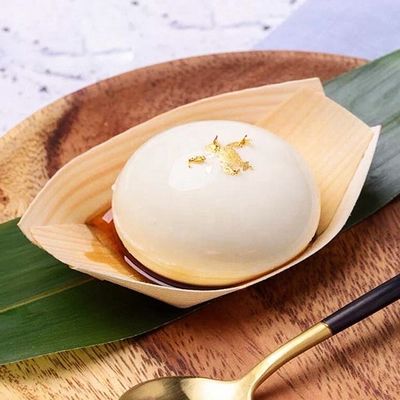 Προσαρμοσμένο λογότυπο Αποδεκτό Birch Bamboo Boat Shape Sailing Wood Sushi Tray