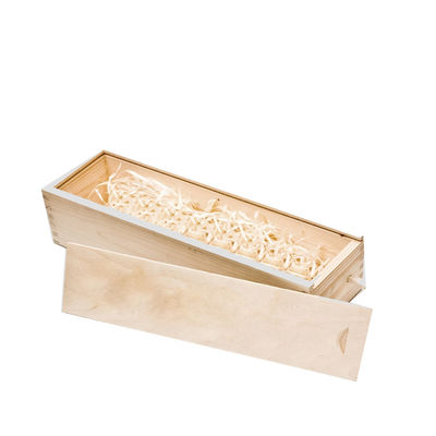 Προσαρμοσμένο ξύλινο κουτί κρασιού για συσκευασία δώρων Σκληρό ξύλο απλό χρώμα ή ως χρώμα Προσαρμοσμένη παραγγελία