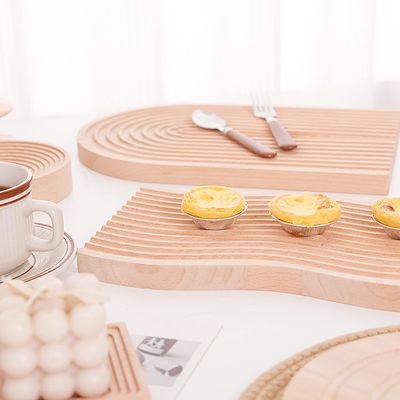 Κύκλωμα ξύλινο δίσκο για πρωινό δίσκο για κουζίνα 40.5x18.5x2cm Προσαρμοσμένο λογότυπο