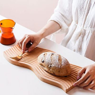 Κύκλωμα ξύλινο δίσκο για πρωινό δίσκο για κουζίνα 40.5x18.5x2cm Προσαρμοσμένο λογότυπο