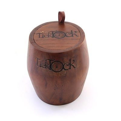 Καφέ Καφέ βαρέλι ξύλινο βαρέλι μπύρας για χύδης προσαρμοσμένο λογότυπο αποδεκτό