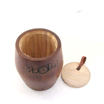 Μπαρ ξύλινο ουίσκι πίκλ βαρέλι με προσαρμοσμένο λογότυπο αποδεκτό και φυσικό στυλ