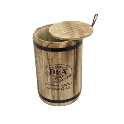 18x18x27cm Προσαρμοσμένο λογότυπο Γειτόνιο βαρέλι Συσκευή χειροποίητο Βίντεζ στυλ Μεγάλη παυλοβένια