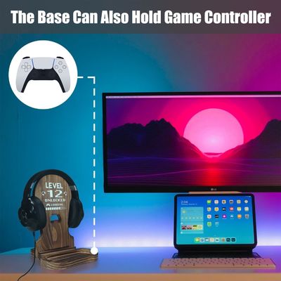 Ξενοδοχείο Οικιακή διακόσμηση μπάνιου ξύλινη στερέωση ακουστικών διακοσμητικά για gamer έφηβος αγόρι