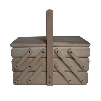 Εμπορικός αγοραστής Εύκολη ραπτική εργασία ξύλινο κουτί ραπτικής 5 ημέρες παράδοση