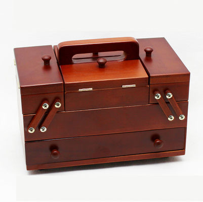 Εμπορικός αγοραστής Εύκολη ραπτική εργασία ξύλινο κουτί ραπτικής 5 ημέρες παράδοση