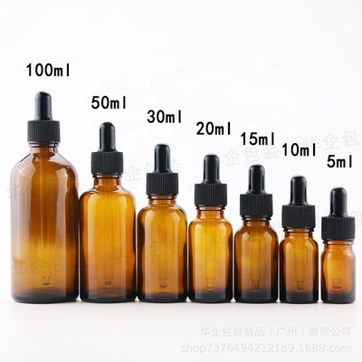 5ml 10ml 15ml 20ml 30ml 50ml 100ml Κωνσταντινούργιο γυάλινο μπουκάλι σταγονιδιακής συσκευής με γυάλινο βάζο τροφίμων