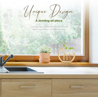 Ετήσια Ημισέληνος Τραπέζι Φεγγάρι στέκεται για εσωτερικά φυτά και διακόσμηση γραφείου