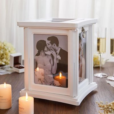 Γάμος Ευκαλύπτης DIY φάκελος ξύλινο κουτί με κλειδαριά δείγμα δωρεάν