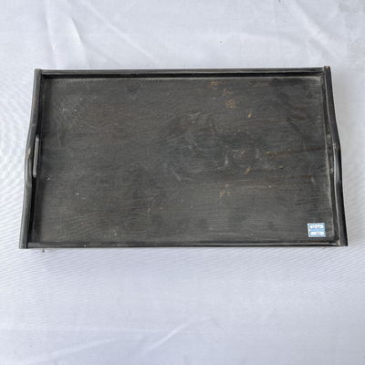 Τυπογραφία με μεταξένιο οθόνο Φυσικό πρωινό ξύλινο δίσκο κρεβατιού με αναδιπλούμενα πόδια Κουζίνα σερβίρισμα